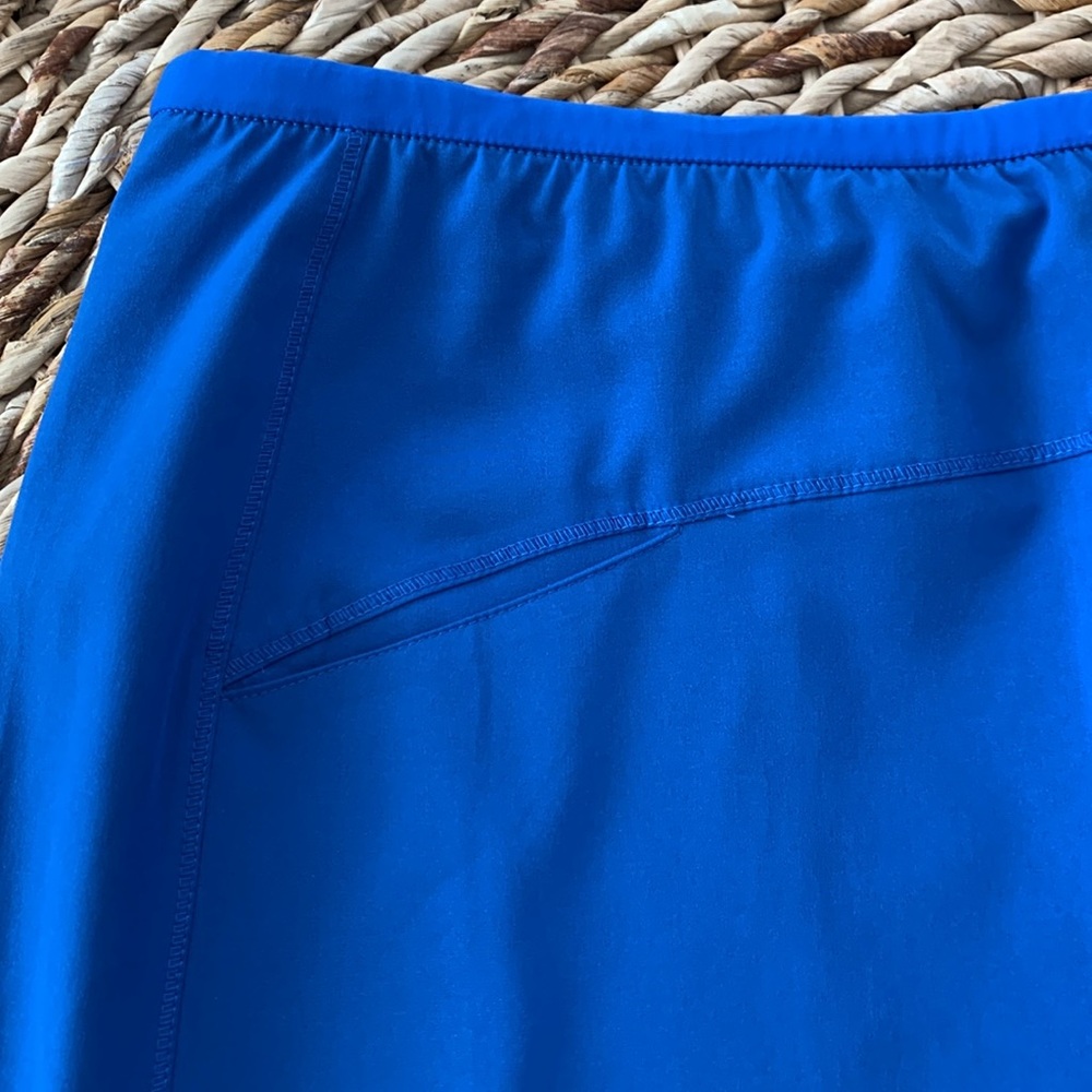 IBKUL Crystal Pleat Royal Blue Skort - Picture 6 of 13